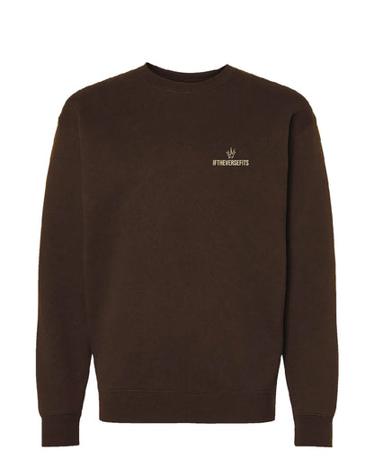 Thrive- Brown Crewneck